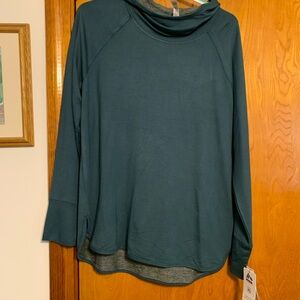 Teal Women's Sweater soft RBX active